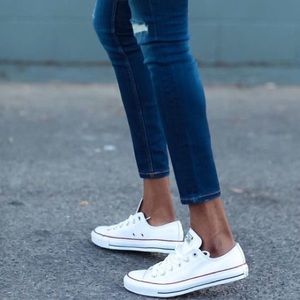 White Converse All Stars